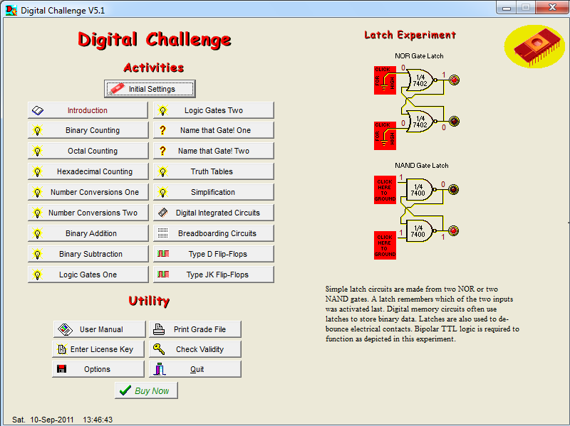 Digital Challenge screenshot