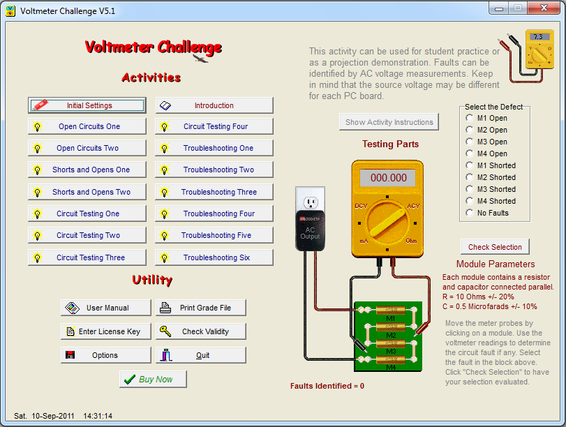 Voltmeter Challenge screen shot